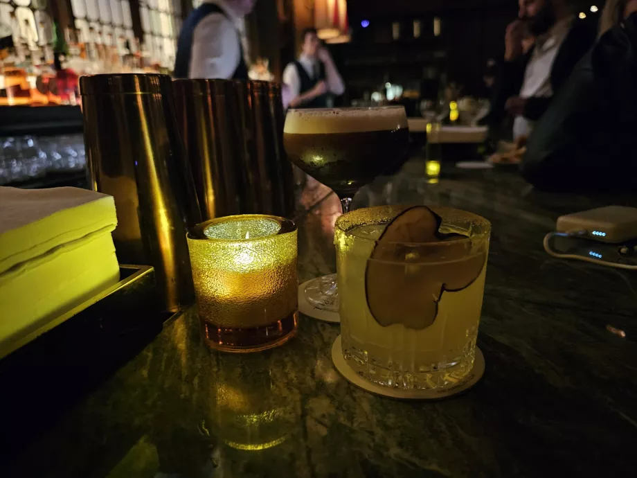 Bar Campbell, koktajle