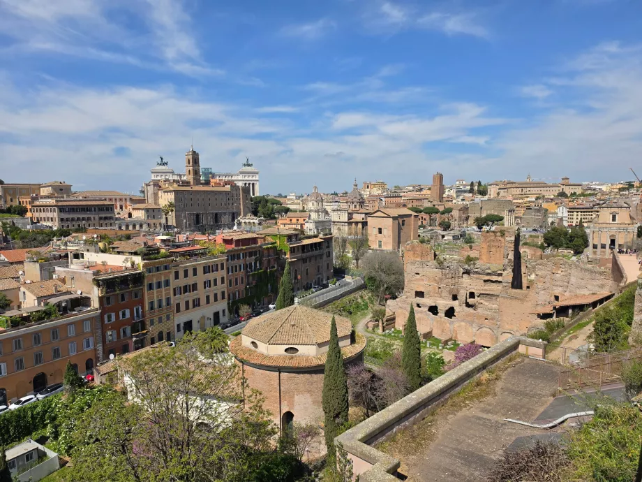 Forum Romanum widziane z Palatynu