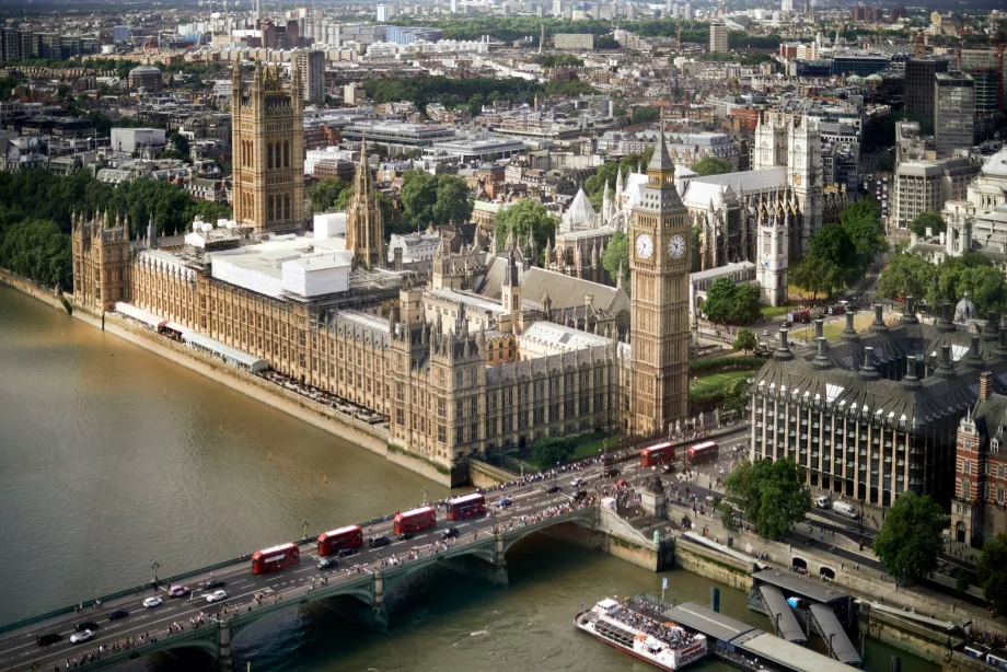 Widok na Big Bena i Westminster