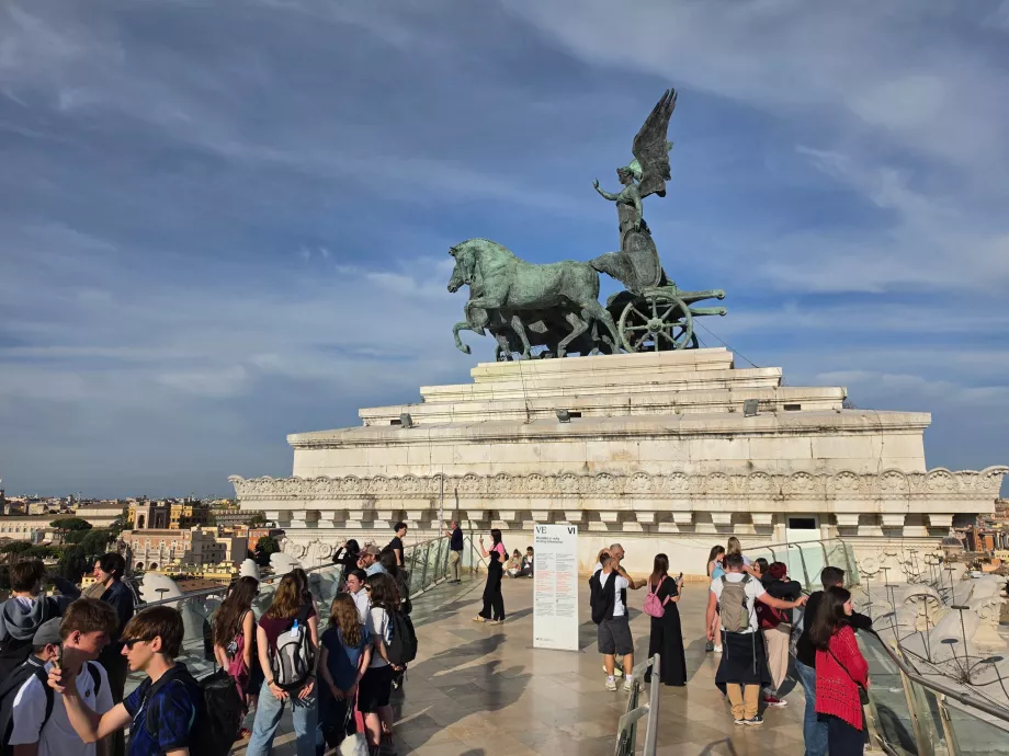 Altare della Patria, część płatna