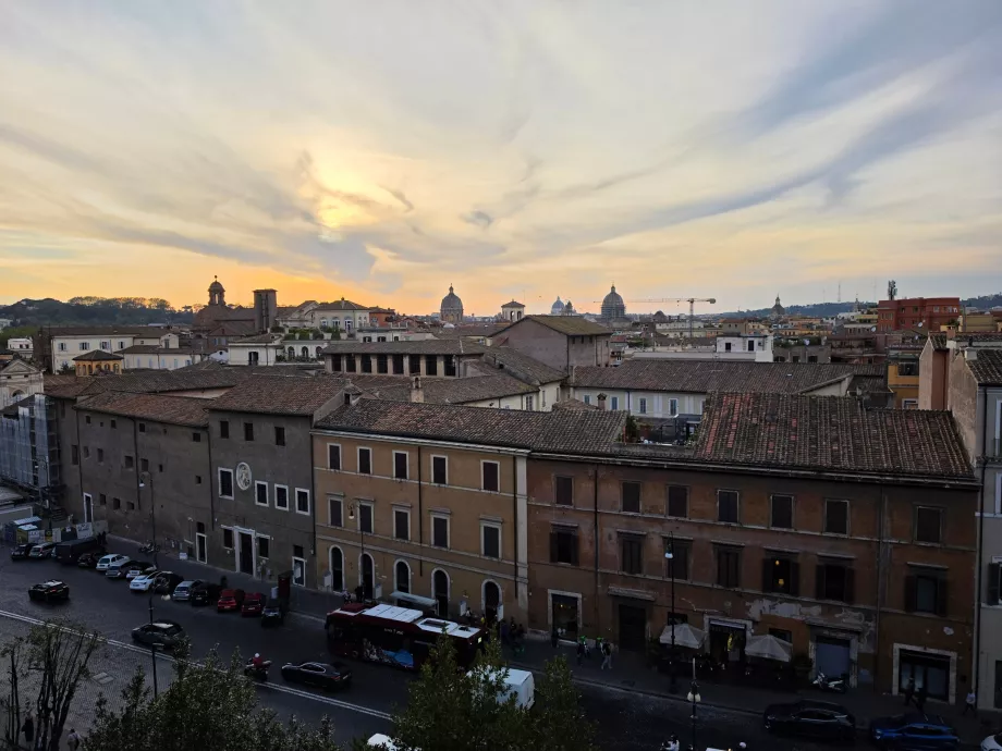 Punkt widokowy na Piazza del Campidoglio