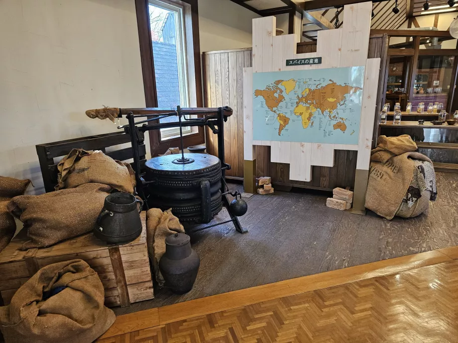 Szklarnia w ogrodzie ziołowym Nunobiki