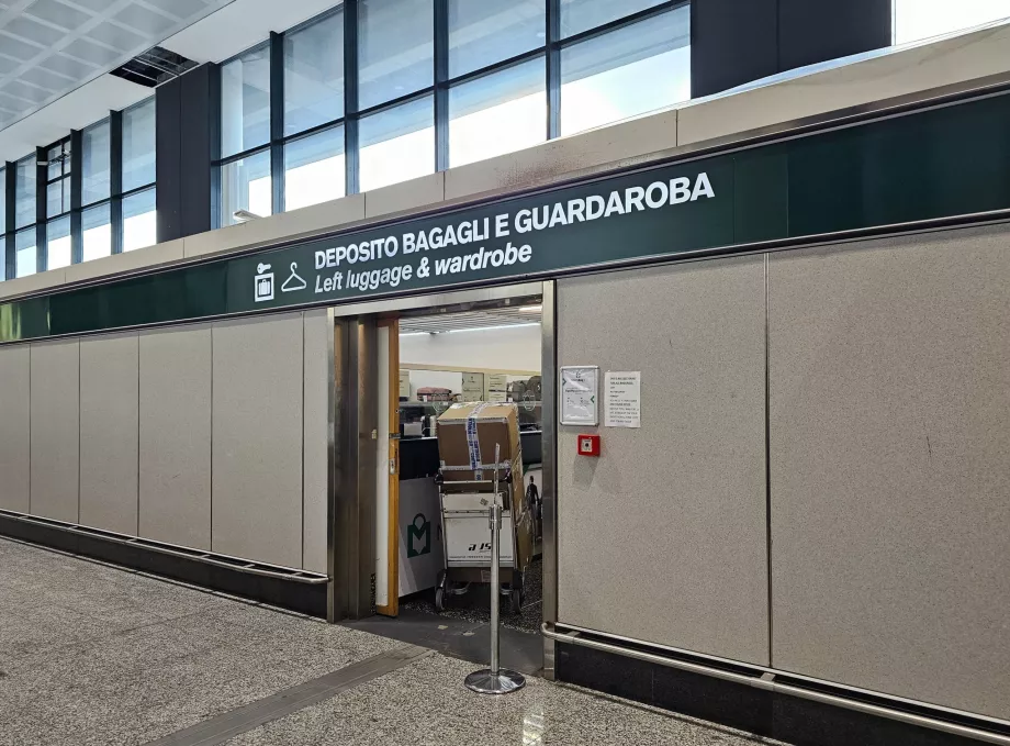 Przechowalnia bagażu, Terminal 1