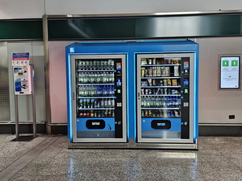 Automaty z napojami i kanapkami