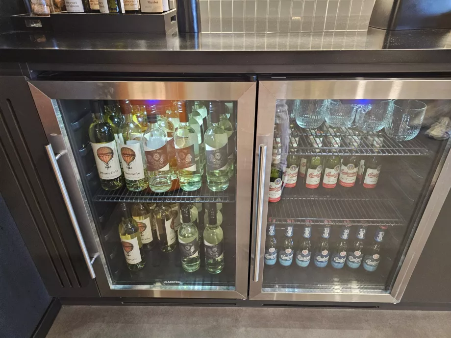 Białe wino i piwo