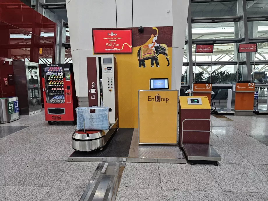 Owijanie bagażu, Terminal 3