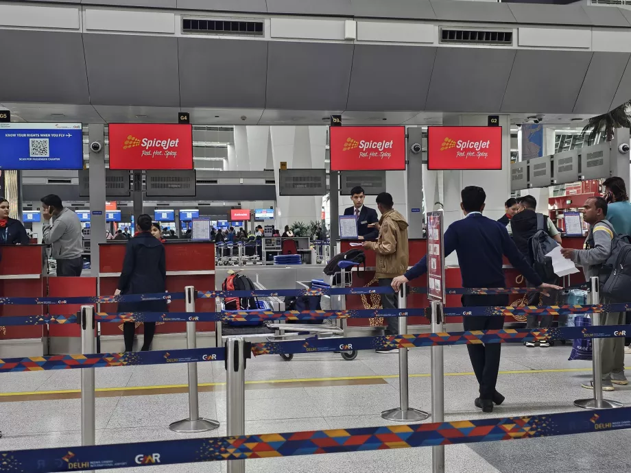 Spicejet, odprawa