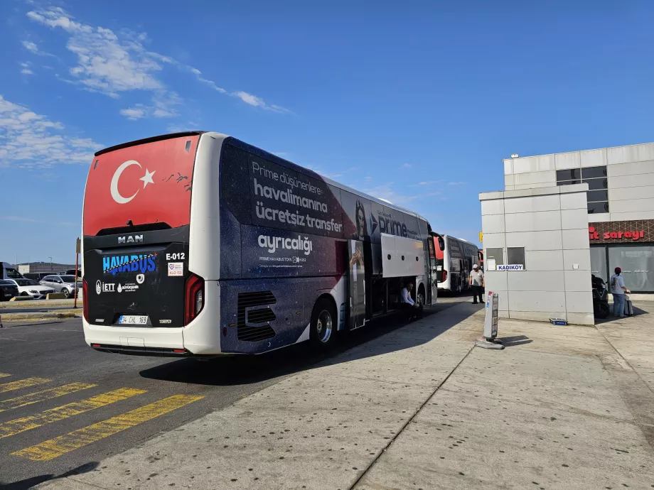 Przystanki Havabus w kierunku centrum