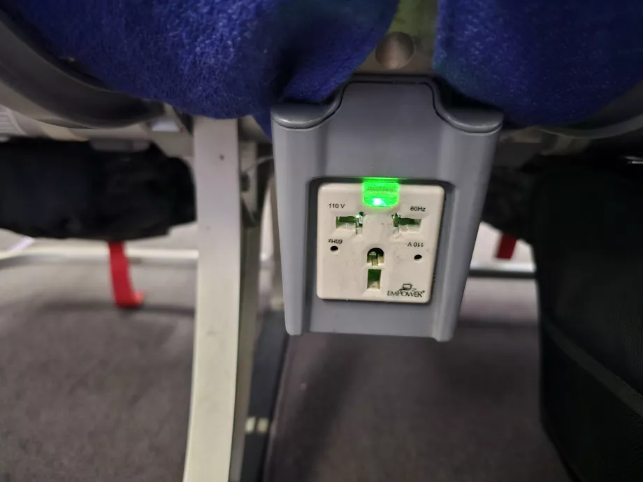 Gniazda zasilania w Airbusie A330
