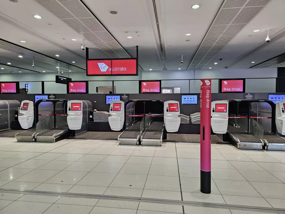 Odprawa na lotnisku, Virgin Australia