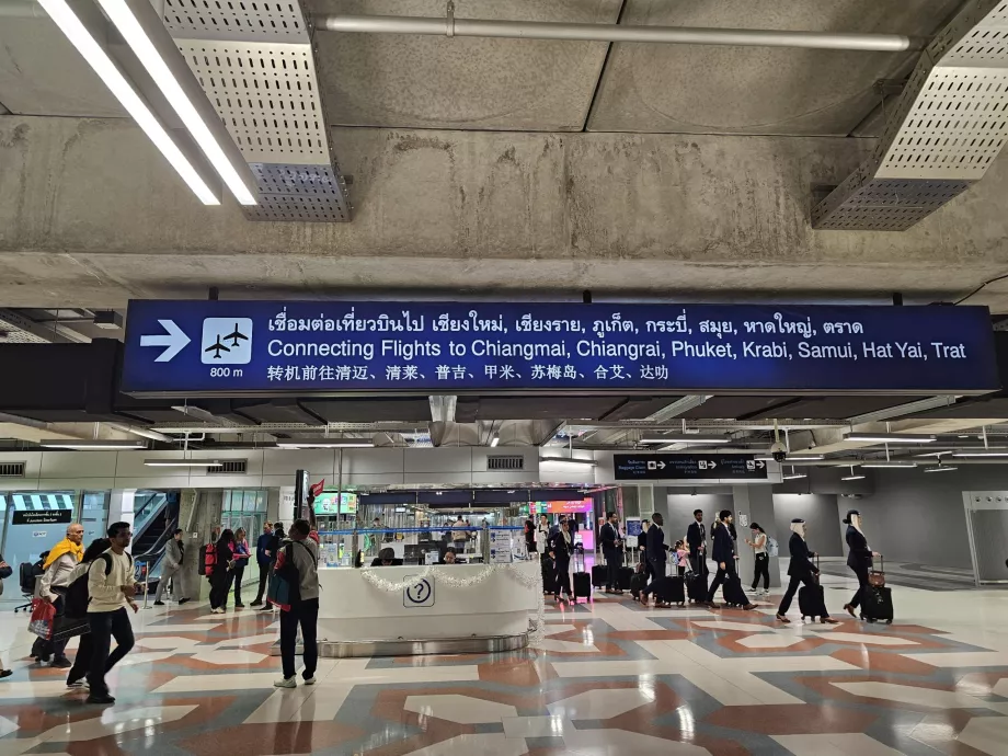 Transfer z lotów międzynarodowych na krajowe