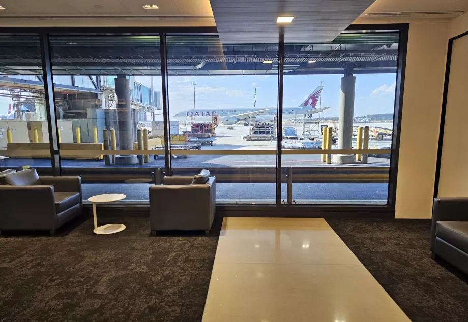 ANZ Lounge, widok na okolicę