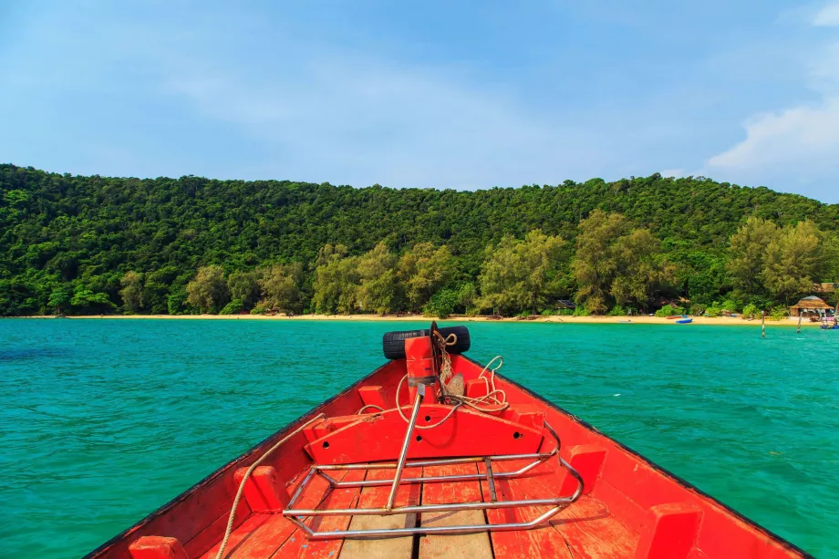 Łodzie na Koh Rong